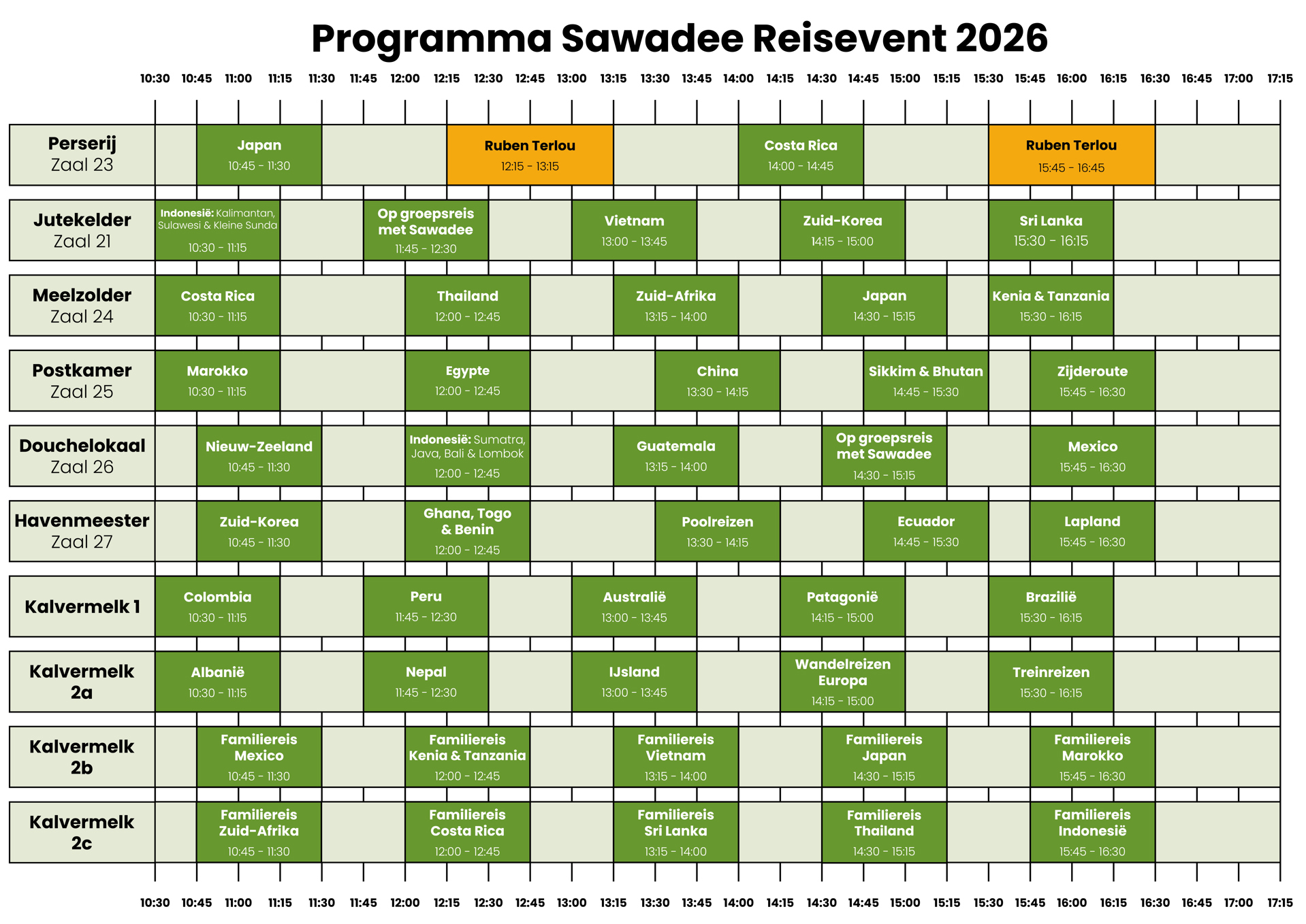 Programma Reisevent 2026 