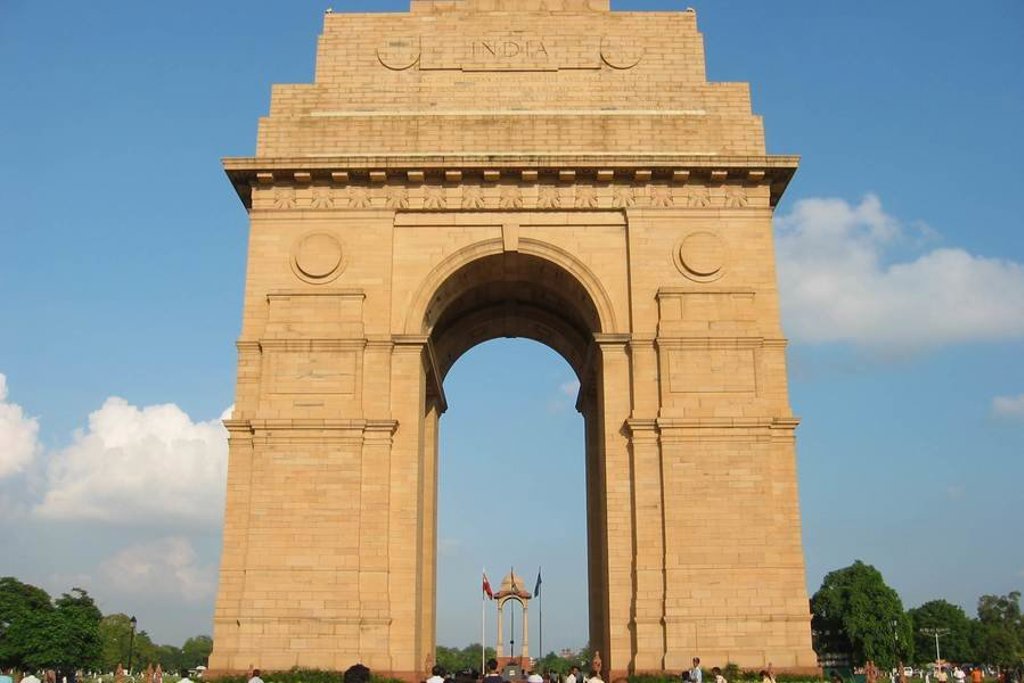 India Gate in New Delhi, startpunt van een groepsrondreis India naar Spiti en Ladakh.