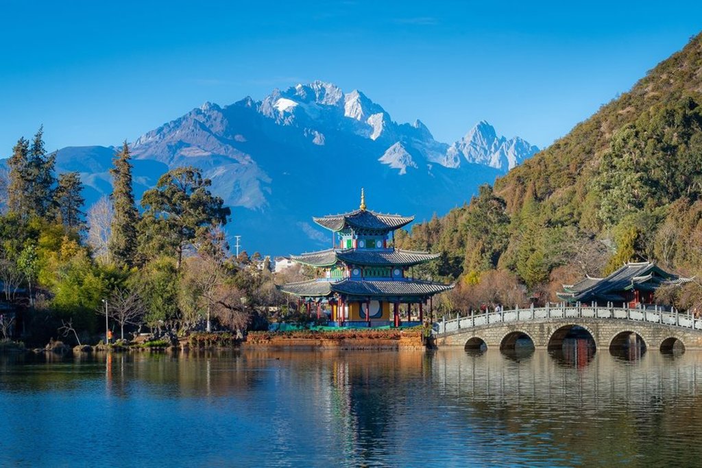 Groene rijstterrassen in China tijdens de familiereisroute van 23 dagen.