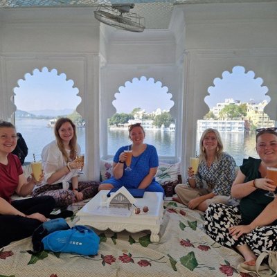 22-35ers reis India: Taj Mahal bij zonsopkomst in Agra.