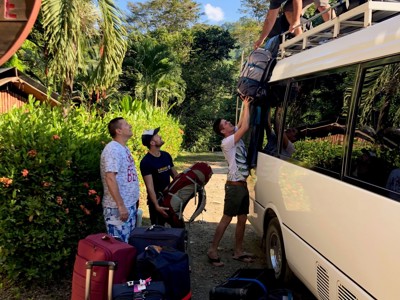 CRS busje dakbagage