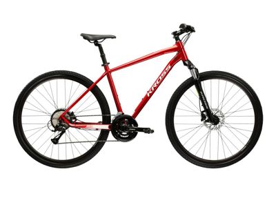 Mountainbike als vervoermiddel tijdens een reis.